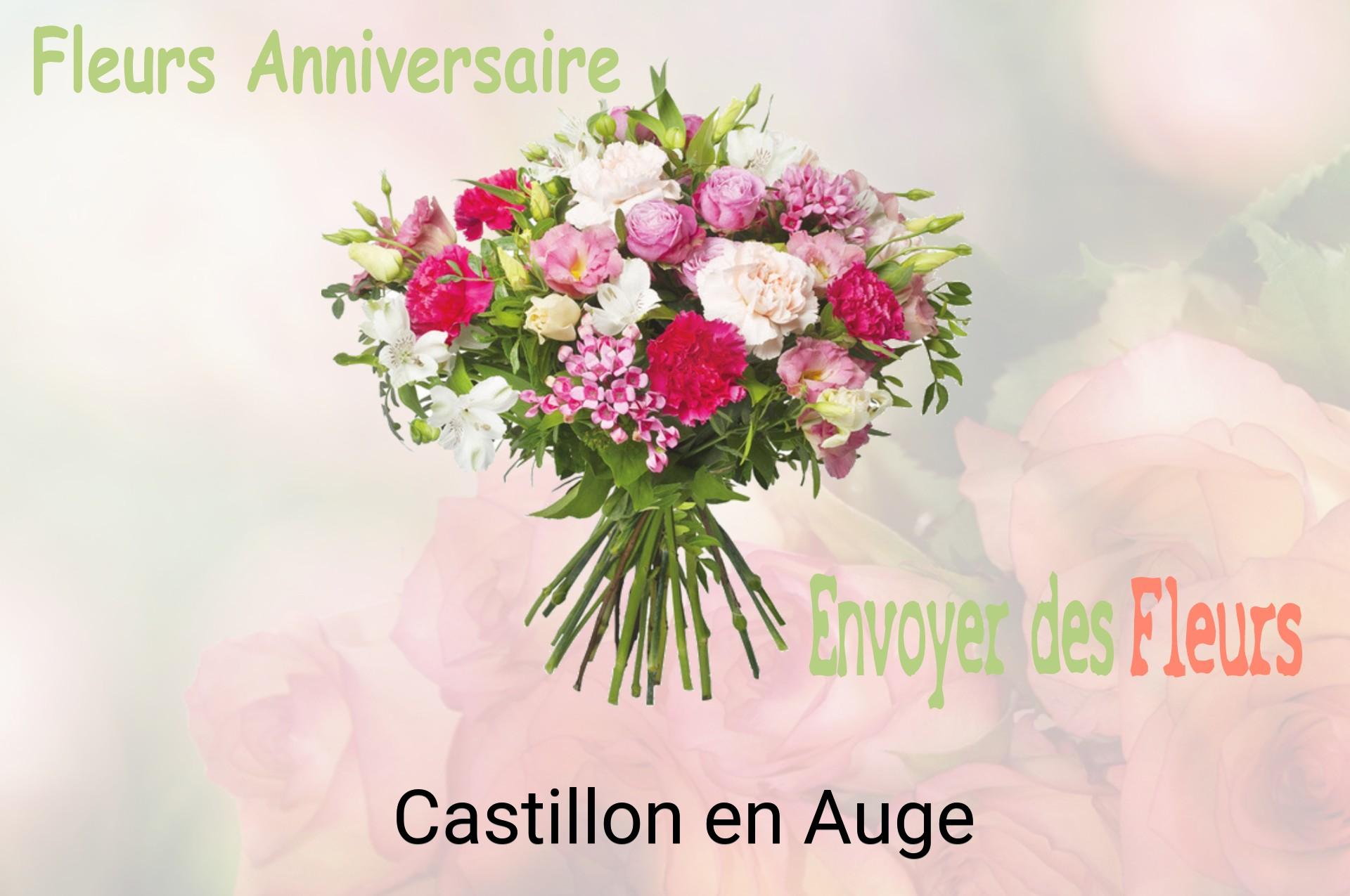 Bouquet de fleurs d’anniversaire livré à Castillon-en-Auge